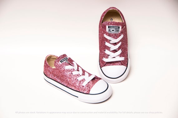 glitter baby converse