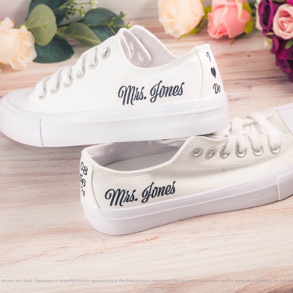 personalised bridal shoes