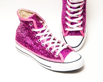 hot pink converse high tops womens