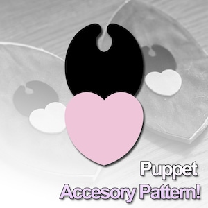 Downloadable Puppet Pattern, Tongue and Throat Puppet Puppet Pattern, Throat at Tongue Template 3 Size Small Medium Large