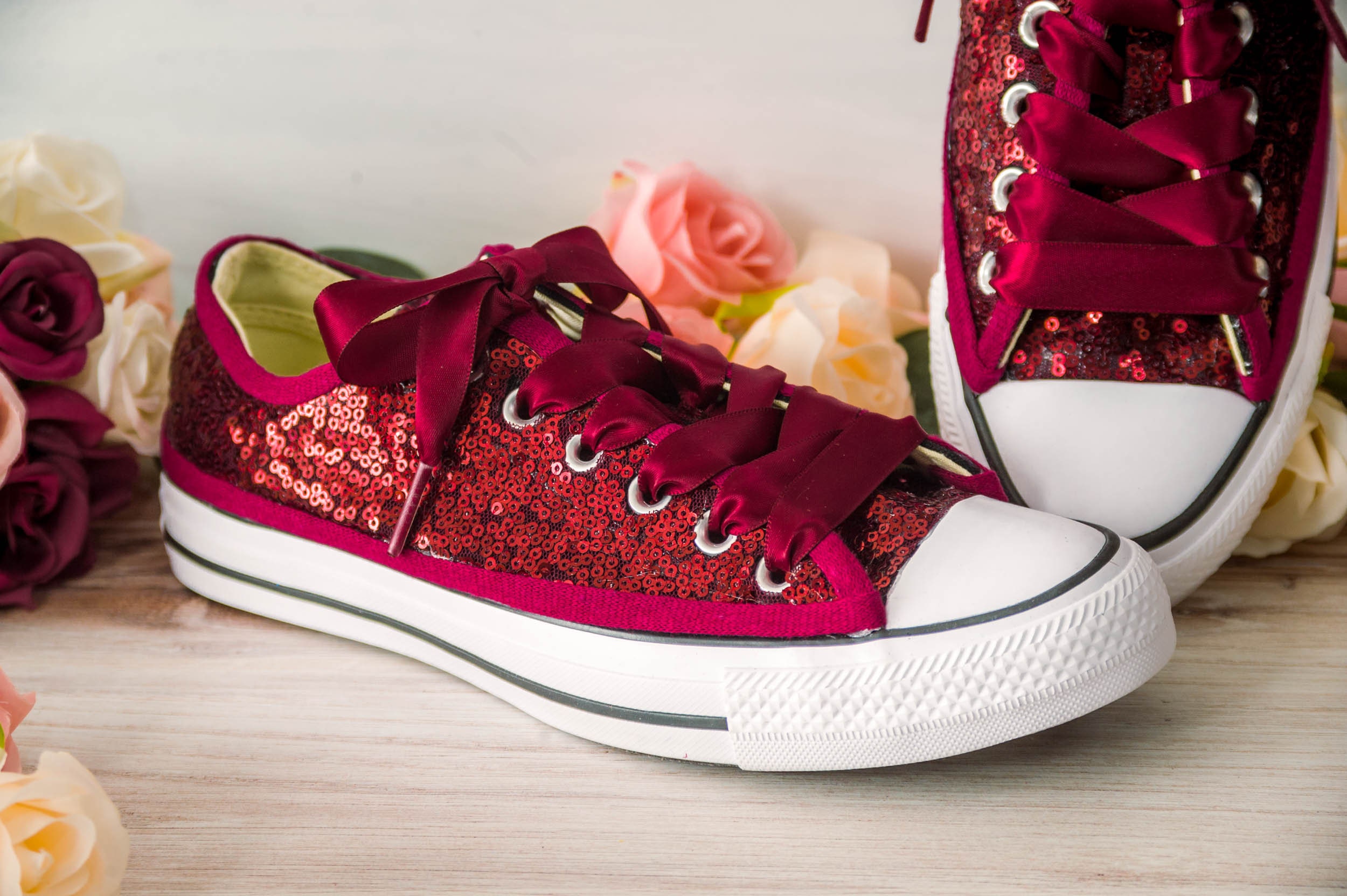 glitter converse low tops