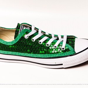 green sequin converse