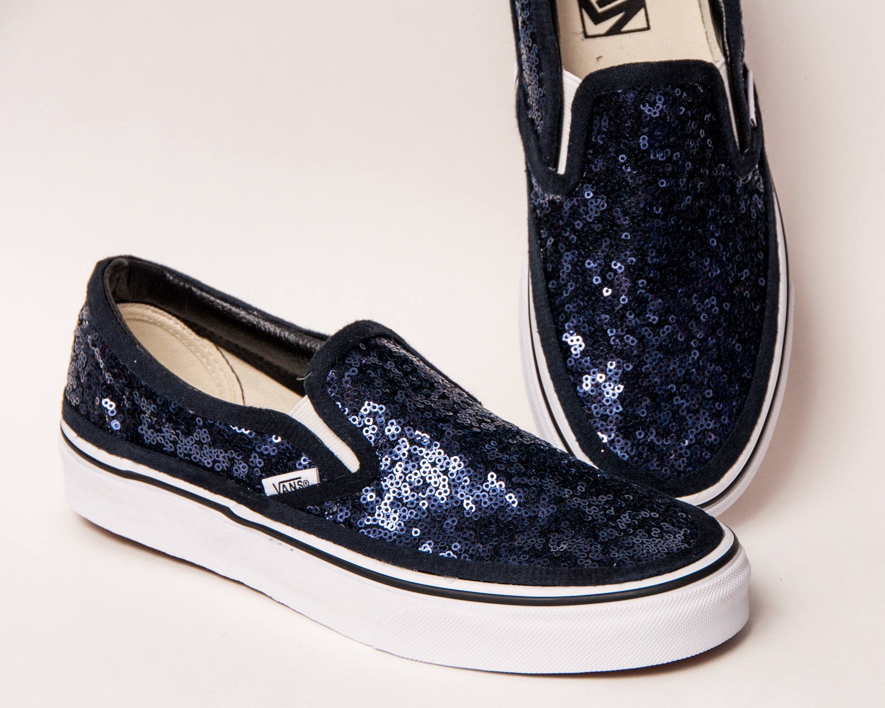 star vans slip ons