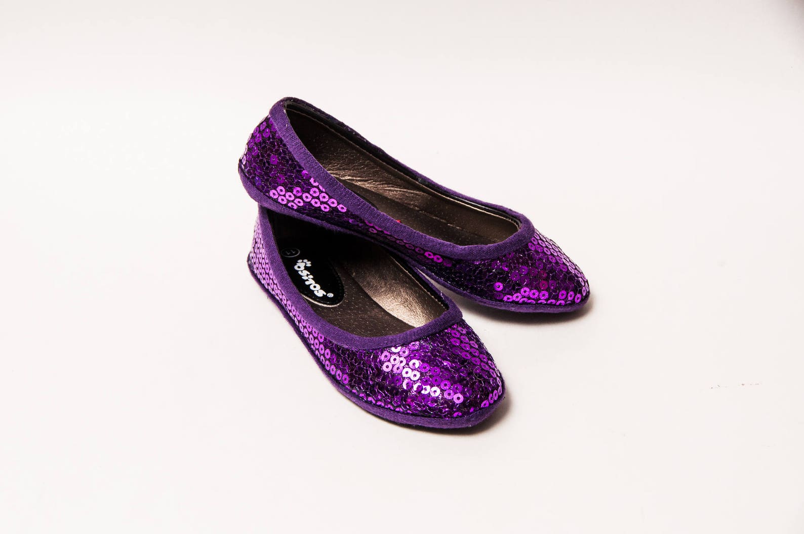youth - sequin - purple ballet flat dress shoes youth - sequin - purple ballet flat dress shoes
