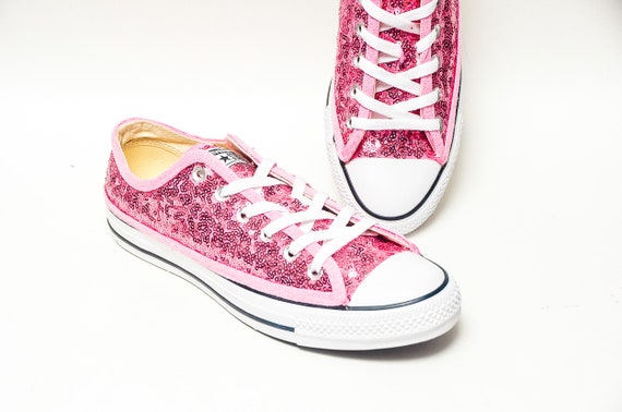 converse sequin low top