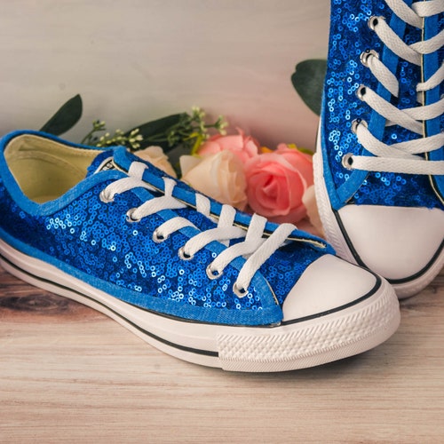 blue wedding sneakers