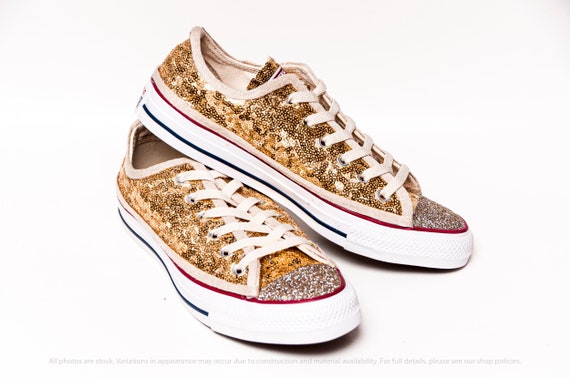Converse pailletten gold Clearance