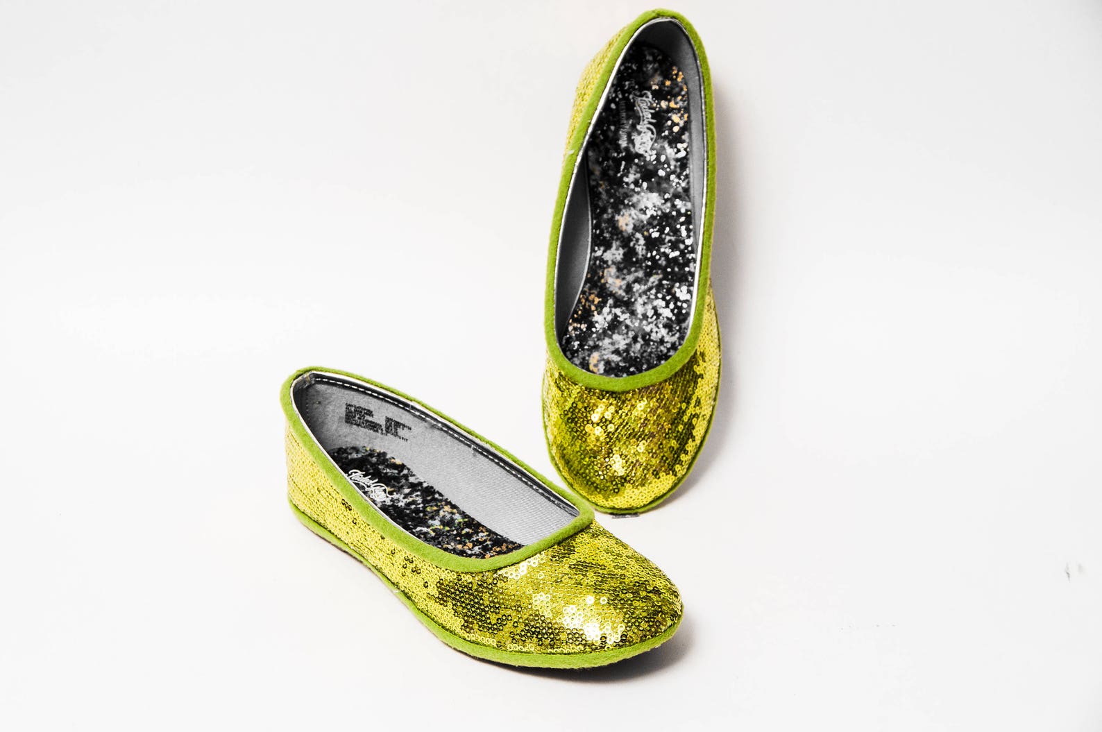 lime green flats shoes