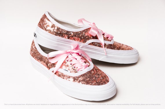 pink sequin vans