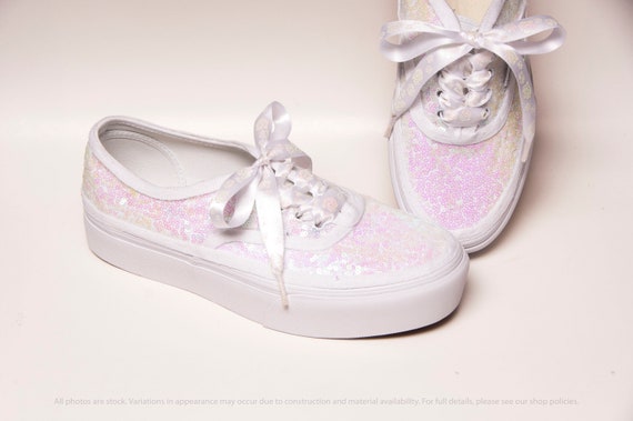 pink sequin vans