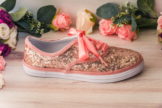 Dazzling Days Rhinestone Sneakers (Rose Gold)  Rose gold sneakers, Wedding tennis  shoes, Comfy wedding shoes