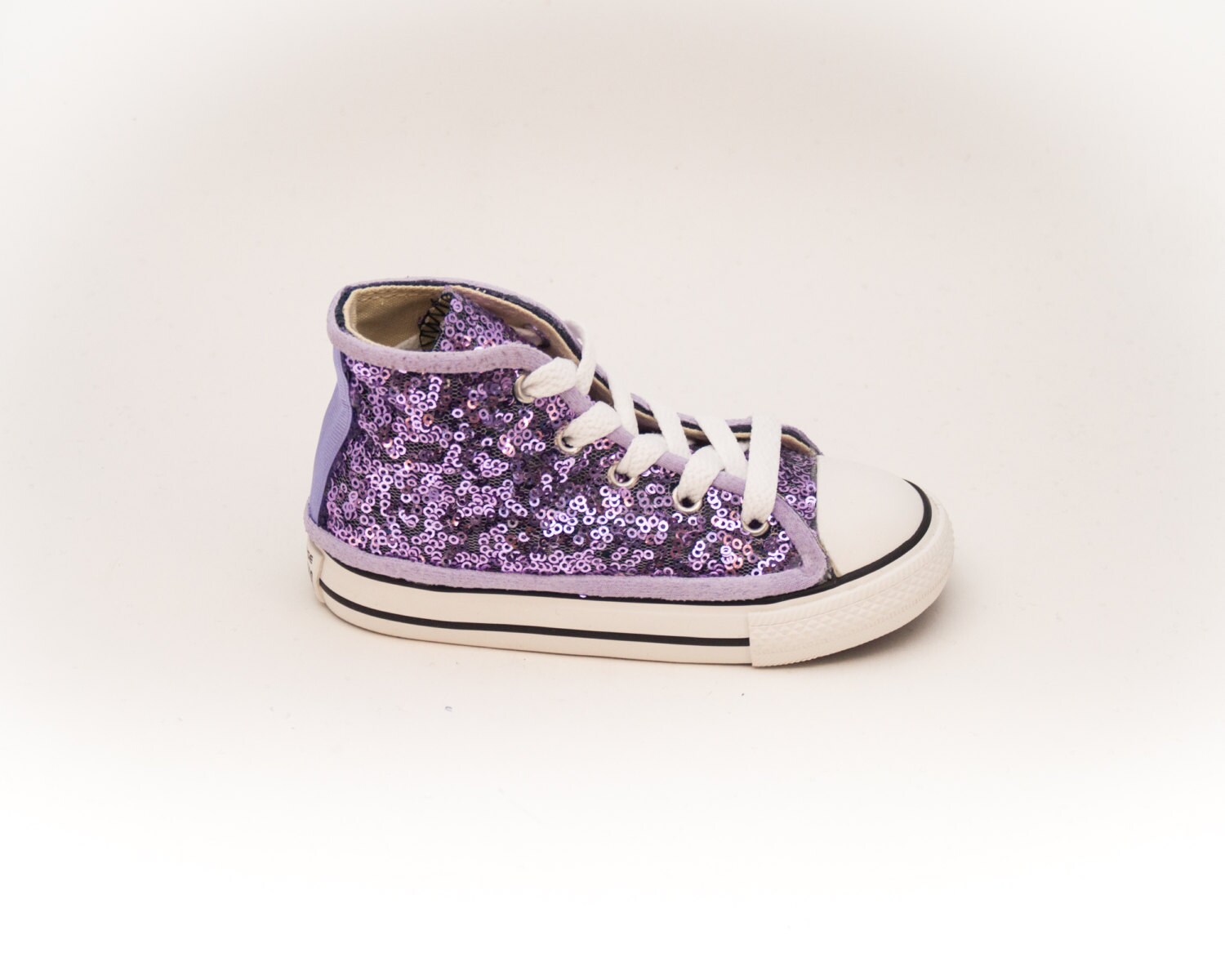 Sequin Toddler Size Lavender Purple Converse® Canvas All Star Etsy