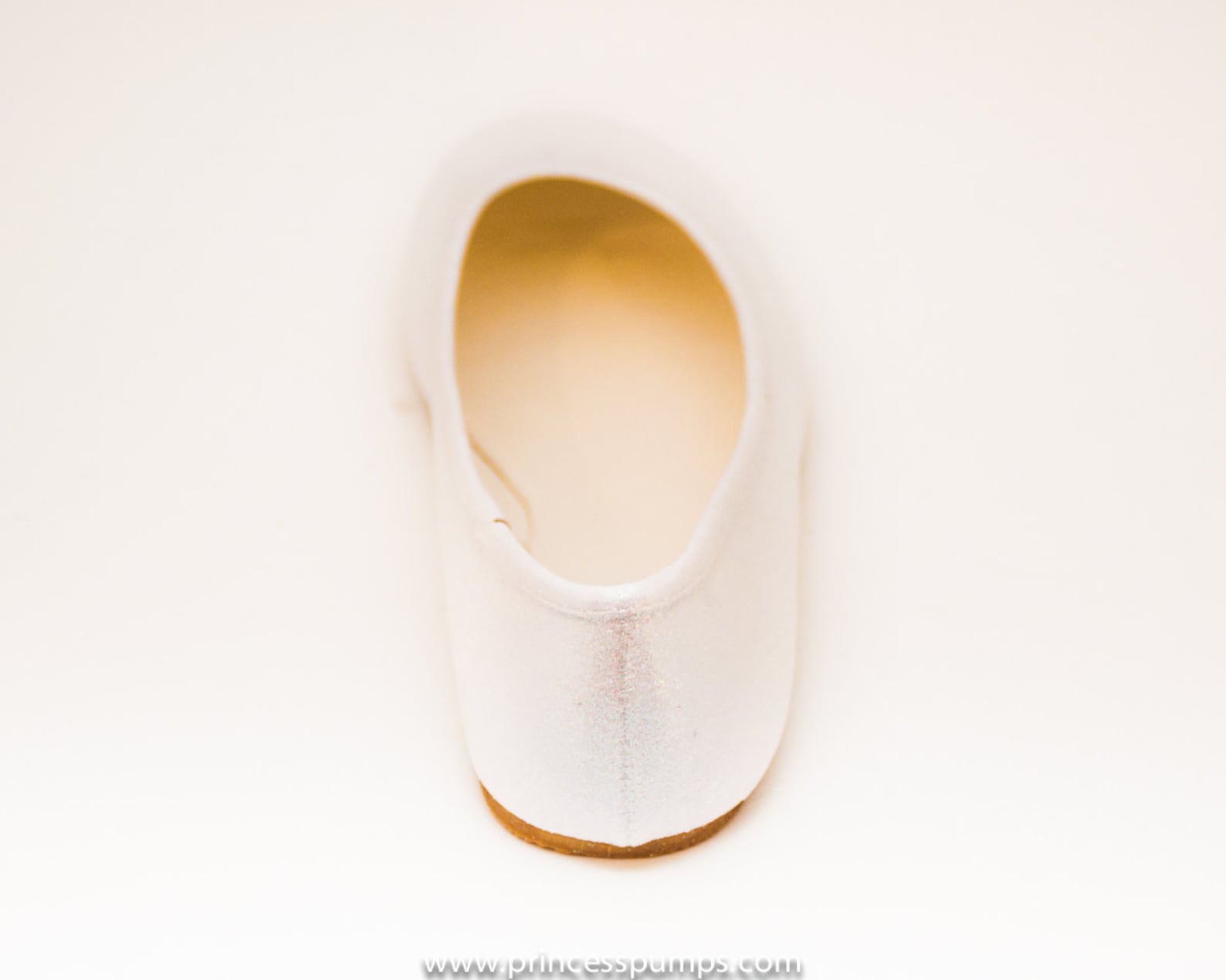 bridal - glitter crystal iridescent iris white ballet flat slipper custom shoes