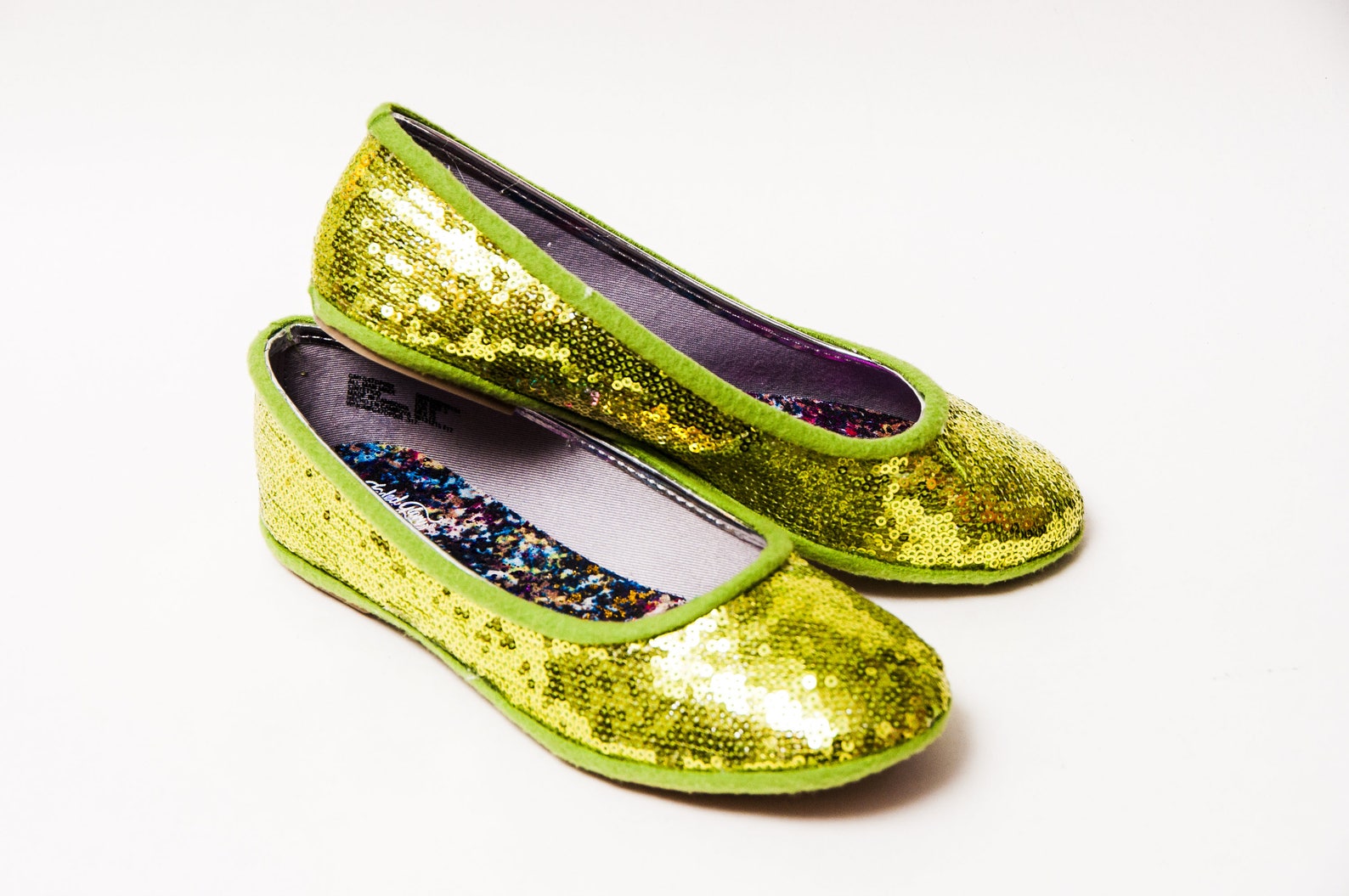 lime green flats