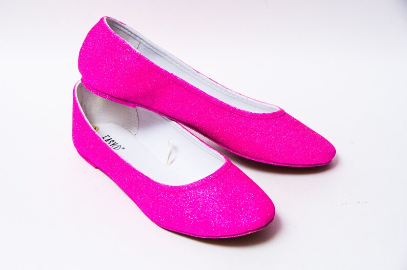 sparkly ballet flats womens
