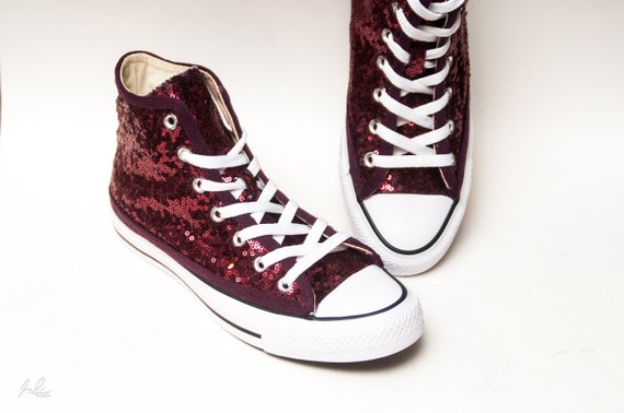 burgundy converse high tops