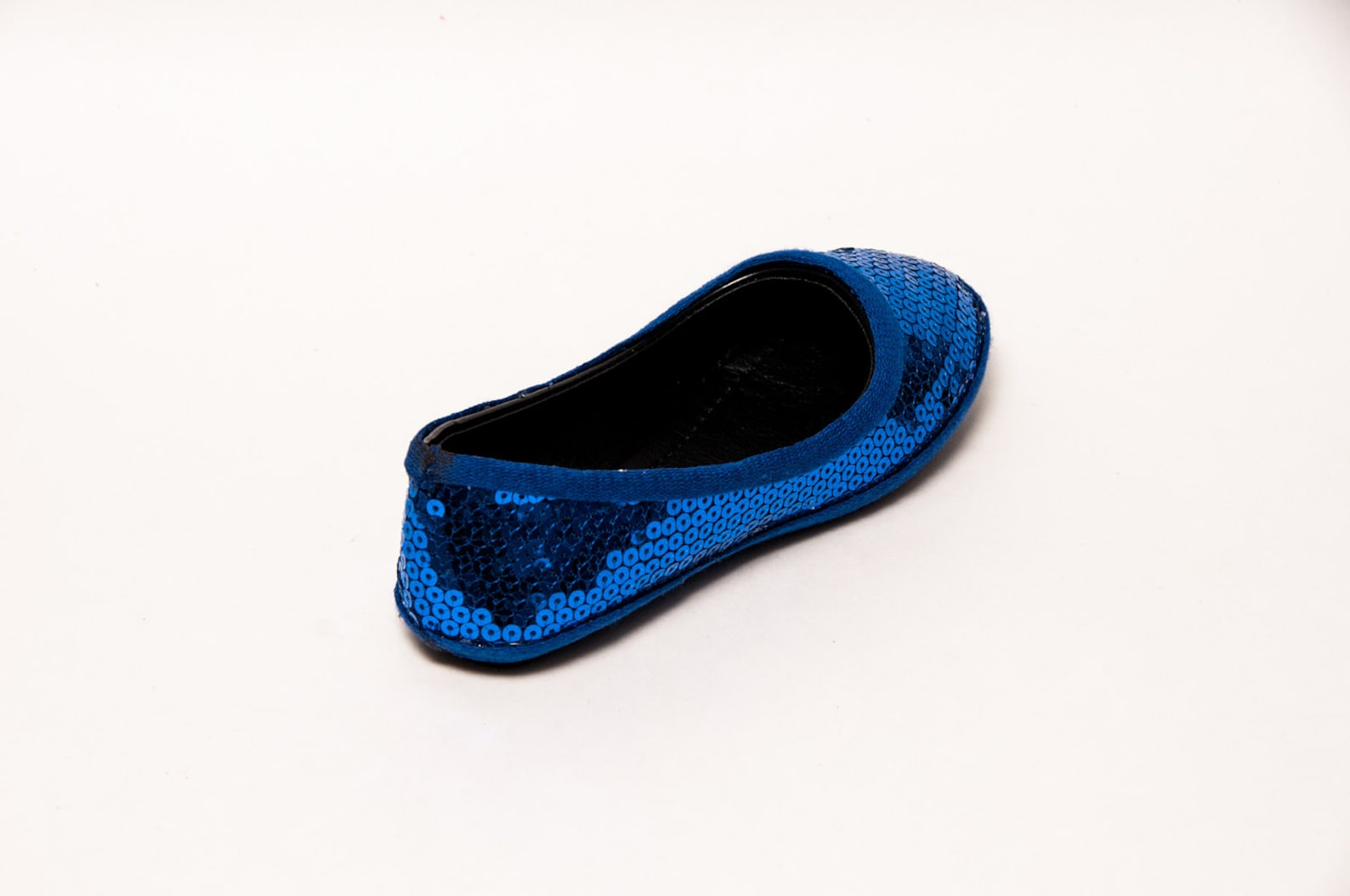 youth - sequin - sapphire blue ballet flat dress shoes youth - sequin - sapphire blue ballet flat dress shoes