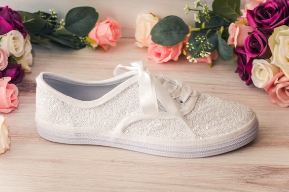 Zapatillas de lona para bodas sales