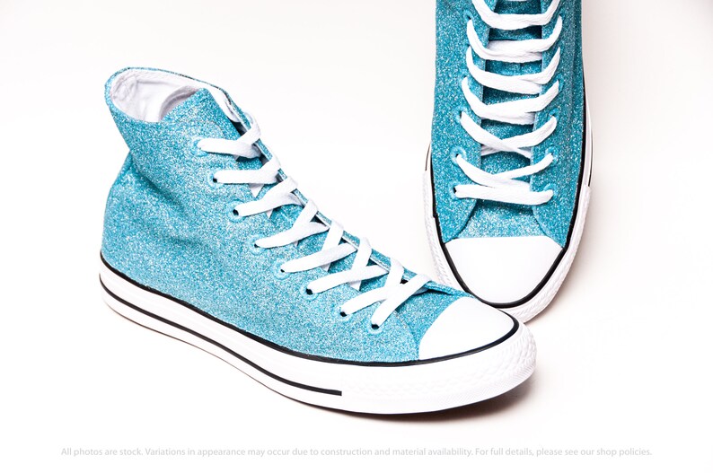 navy glitter converse