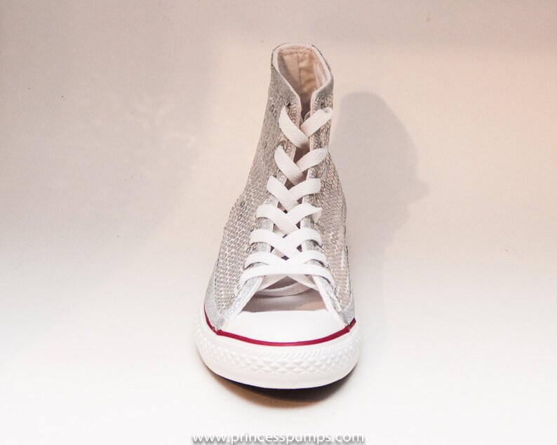 childrens silver converse