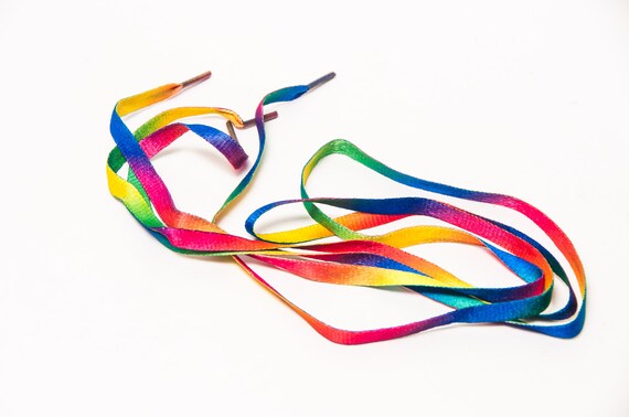 shoelaces rainbow