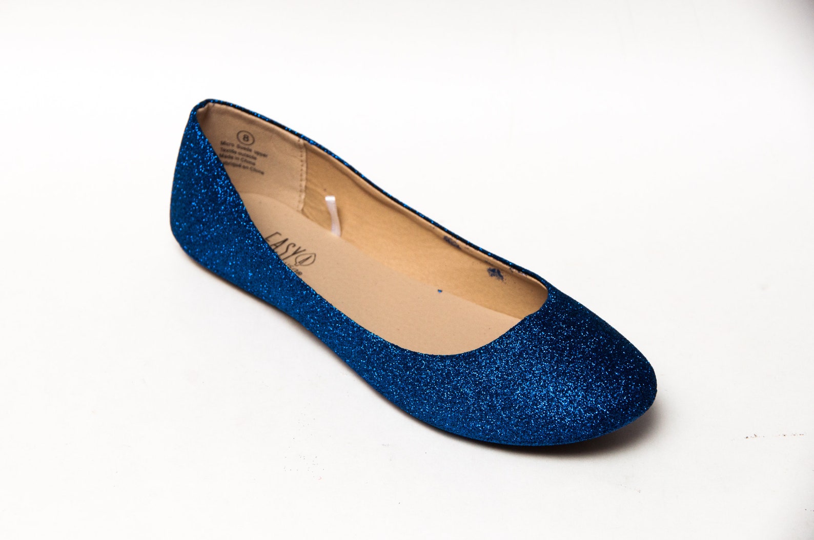 sapphire blue flats