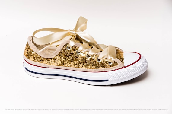 Converse pailletten gold Clearance