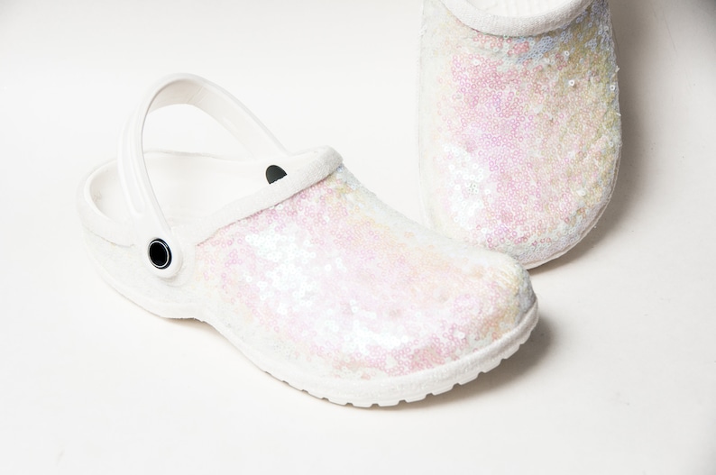 Bridal Favorite Starlight Sequin Crystal Iris Clogs Classics image 0