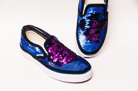 vans sequin shoes