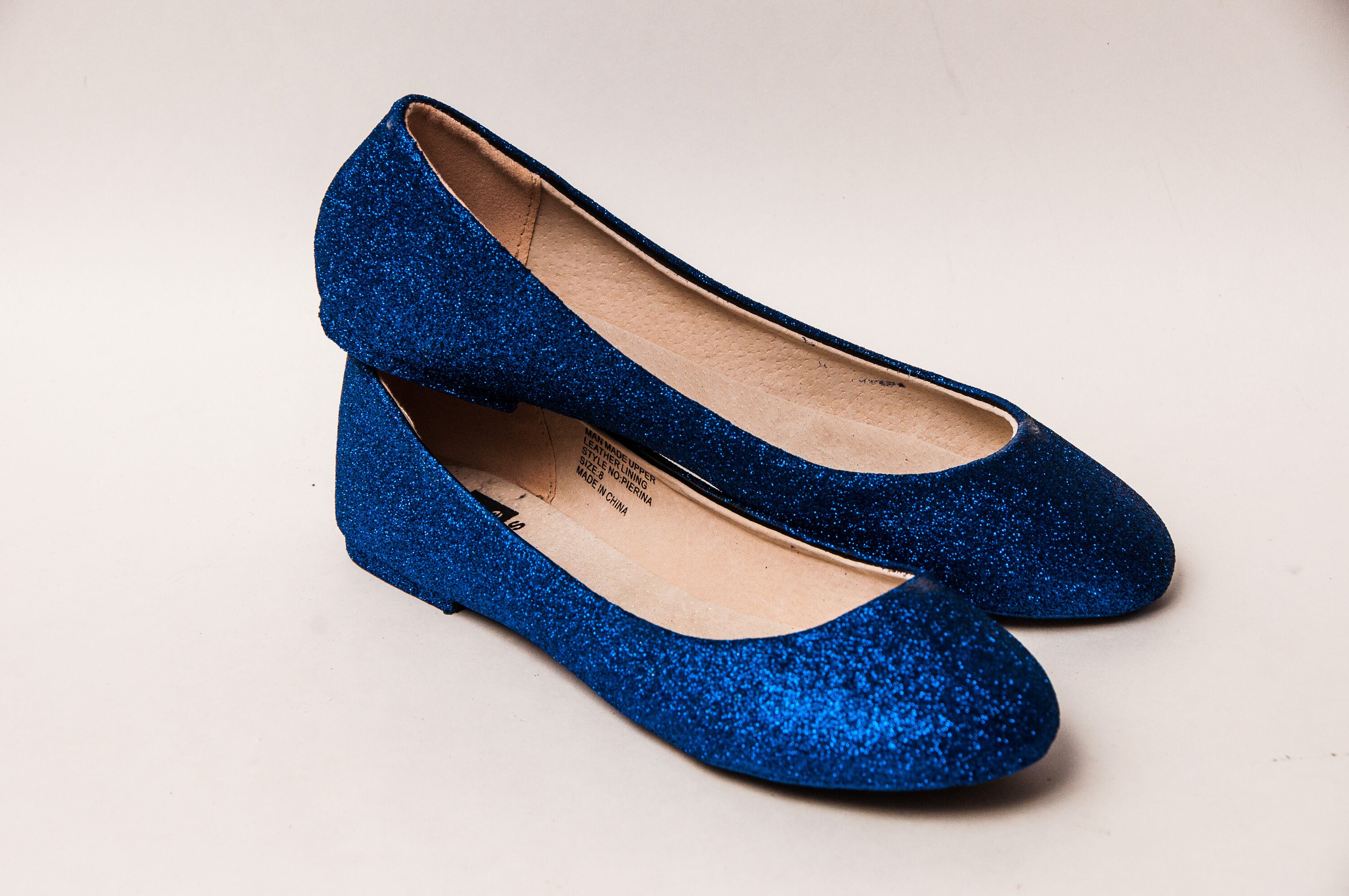 royal blue ballet flats