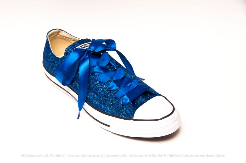 blue glitter sneakers