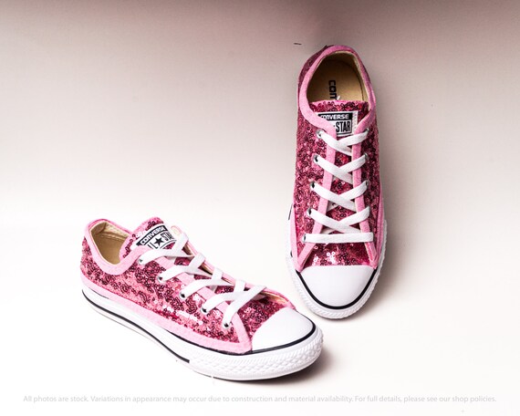 pink sequin sneakers
