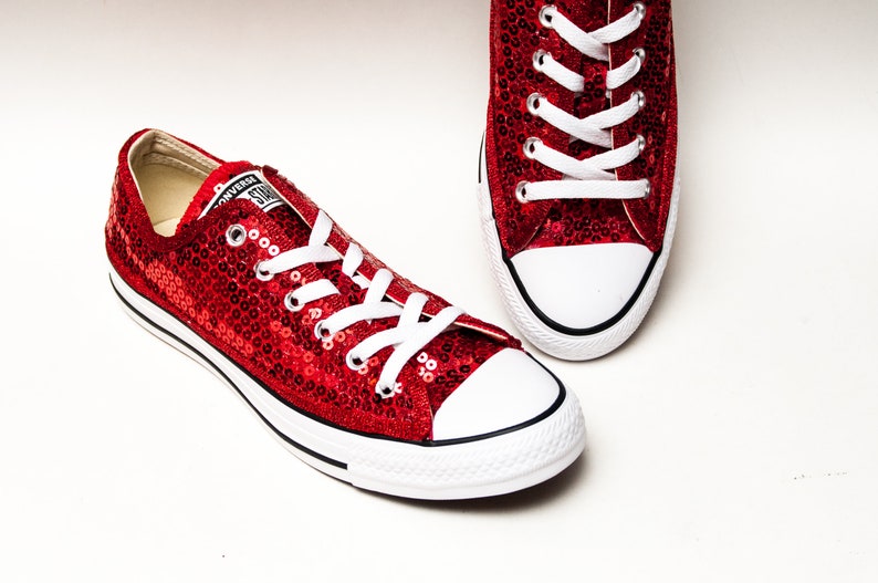 bright red converse