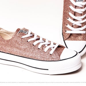 ladies converse rose gold