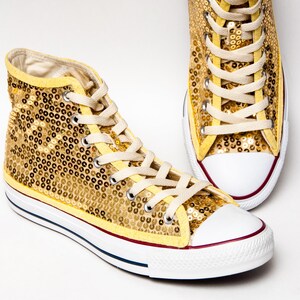 gold sequin converse shoes