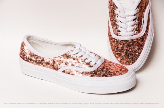 gold sequin vans