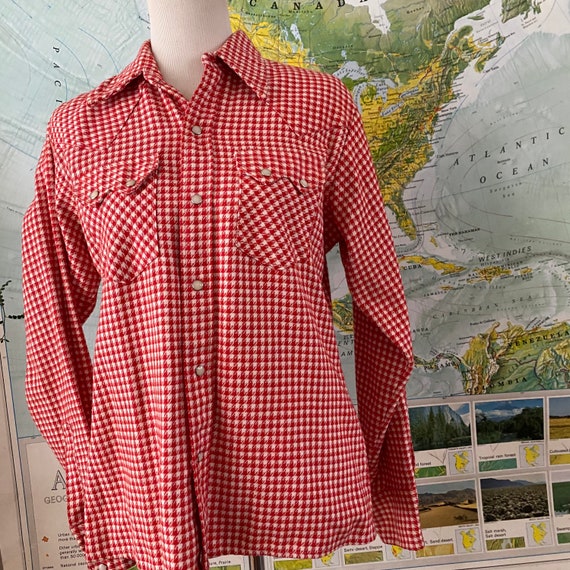 Vintage Western Wear Gingham Shirt