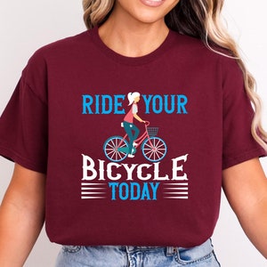 Bicycle Lover Shirt, Funny Bike Shirt, Gifts for Cyclists, Funny Cycling Shirt, Cycling Women Shirt, Gift for Bike Lover, Gift for Her