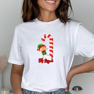 Elf Sized T-Shirt, Christmas Santa T-Shirt, Gift For Her, Gift For Him, Christmas Gift, Unisex Softstyle T-Shirt