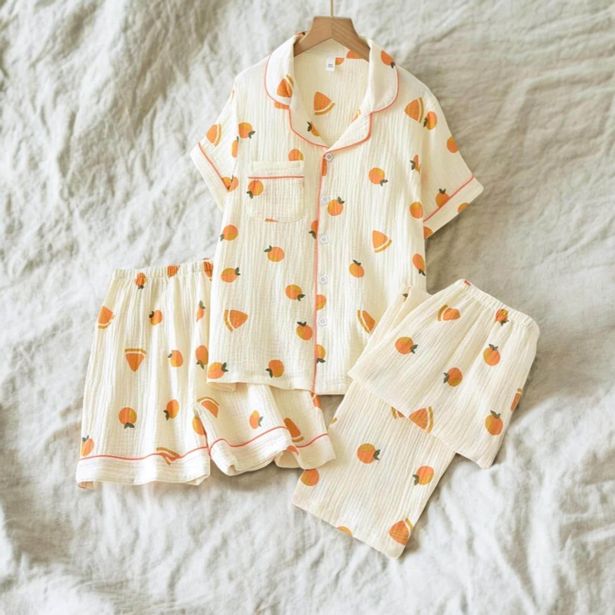 3 Piece Pajama Set Etsy Canada