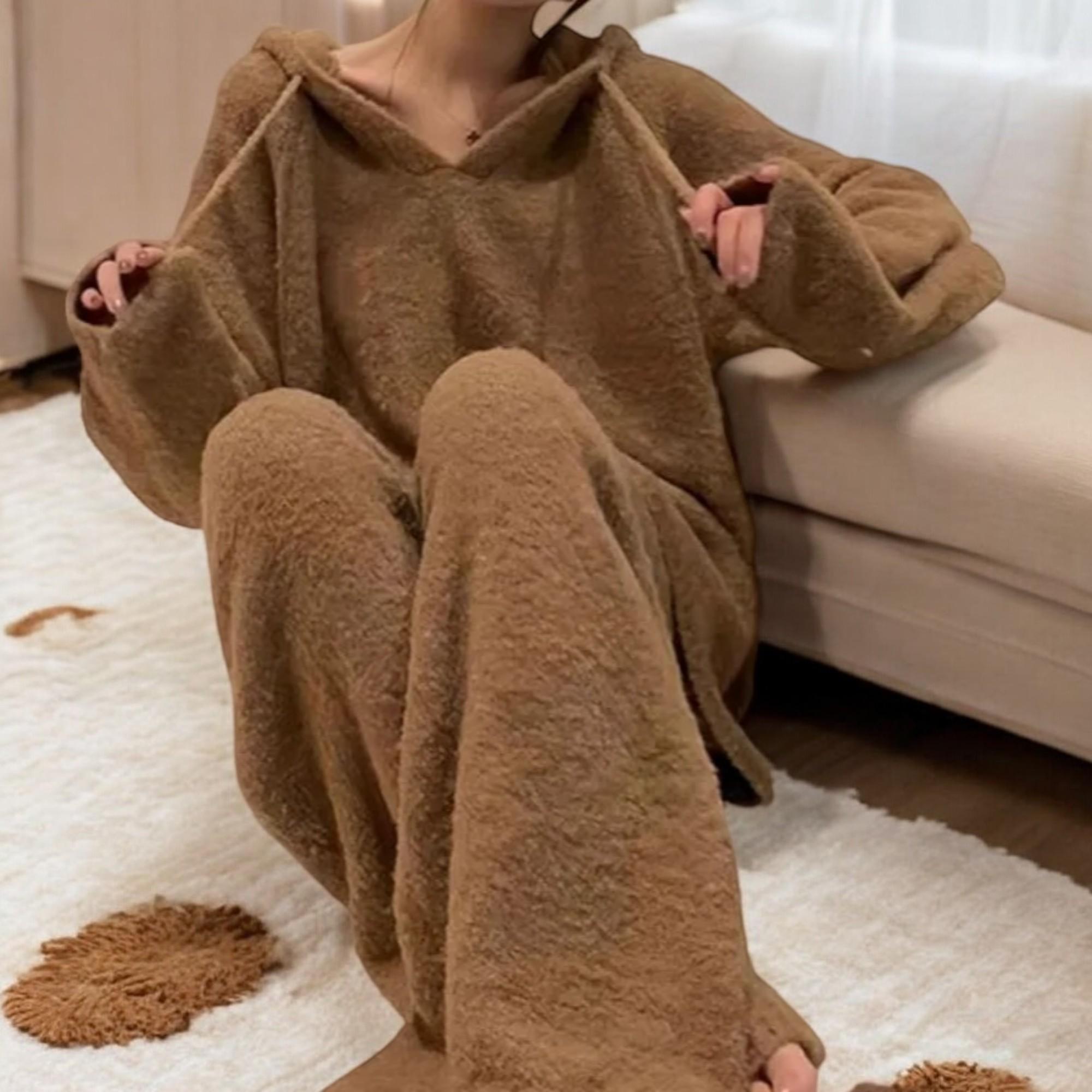 Fuzzy Lounge Set Etsy UK