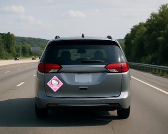Imán para coche de Hello Kitty Bebé a bordo – Señal de seguridad para vehículos
