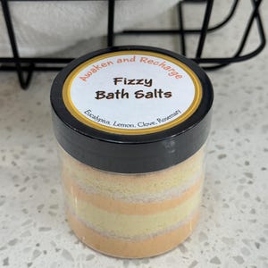 Bath Salts in a Jar Gift for Her Bath Salts Soak Unique Gift for Teen Bath Salts Gift Fizzy Bath Salts for Spa Gift for Mom Stocking Stuffer
