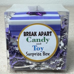 Mystery Candy and Toy Surprise Box for Kids Party Favor for Teen Birthday Toy Surprise Box Unique Gift for Kids Mystery Surprise Candy Box