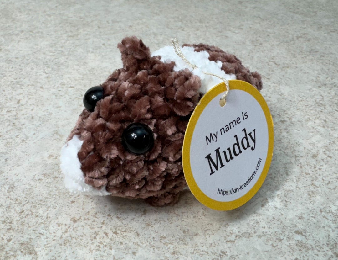 Photo inspiration: Gallery Detail: Stress Free Pet Hamster Only Cage Not Included Crocheted Plushie