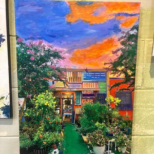 Palette of Dreams in St. Pete - Original Painting by Richard Minster