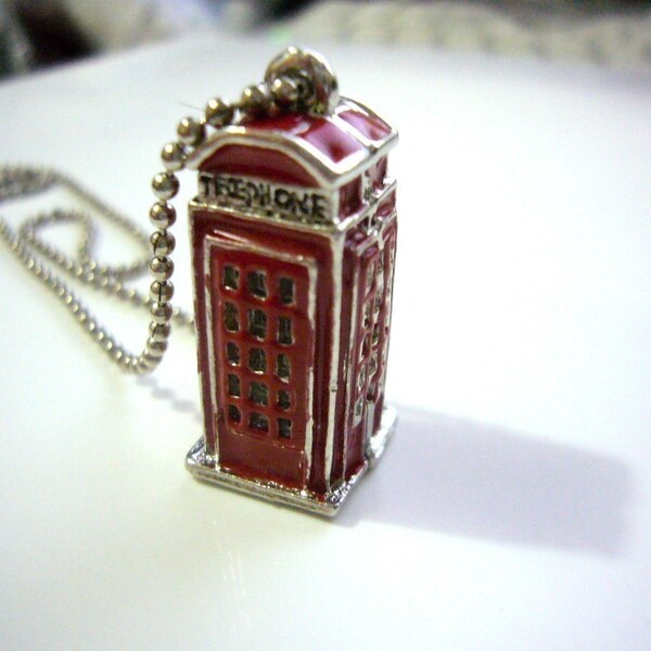 Phone Booth Necklace