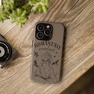 Romantasy Tough Case Gift for Birthday,  Romantasy Reader Phone Cover, Booktok Case for iPhone 16, 15, 14, 13, 12, 11 Pro Max Plus, Bookish