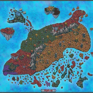 Commissie aangepaste fantasiekaart