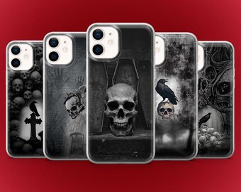 グレイブ スマホケース レイヴンデスカバー iPhone 17、16E、15、14、13、12、X Pixel 10、9Pro、XL、8A、7A、6A Samsung S25fe、S24fe、S23、A17、A56 対応
